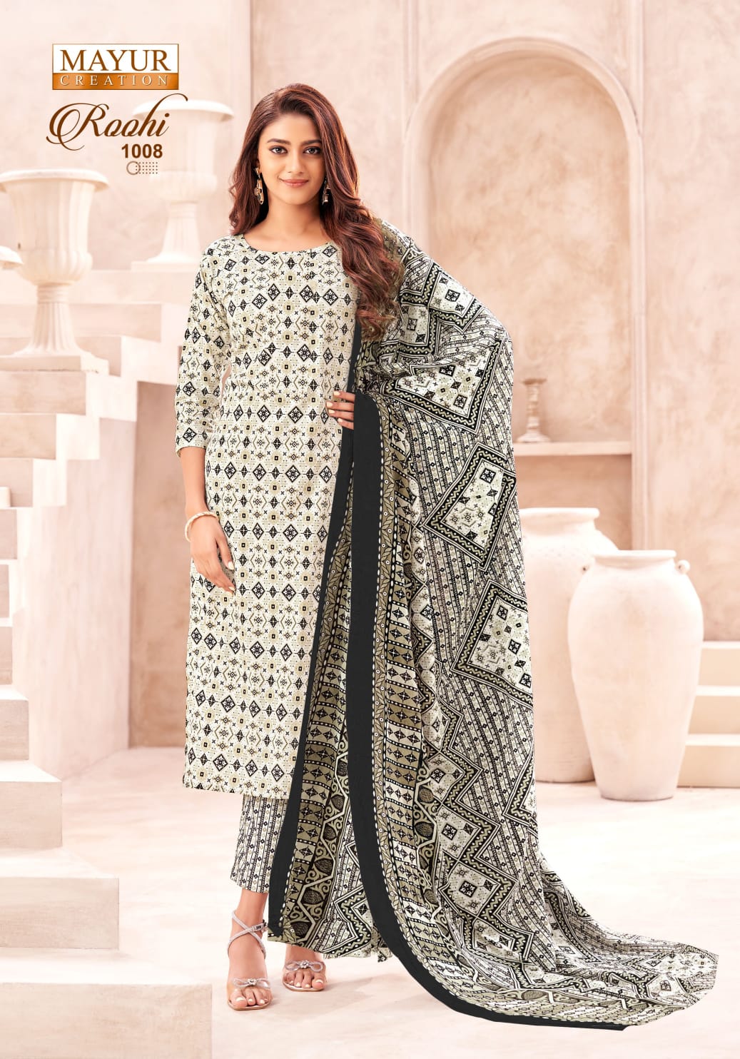 Roohi Vol 1 Mayur Creation Cotton Dress Material Wholesale Price