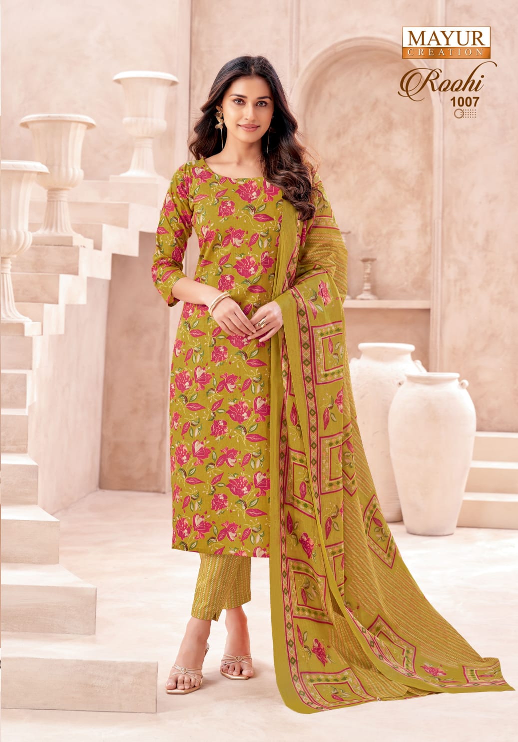 Roohi Vol 1 Mayur Creation Cotton Dress Material Wholesale Price
