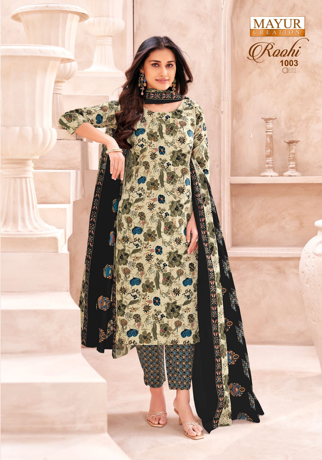 Roohi Vol 1 Mayur Creation Cotton Dress Material Wholesale Price