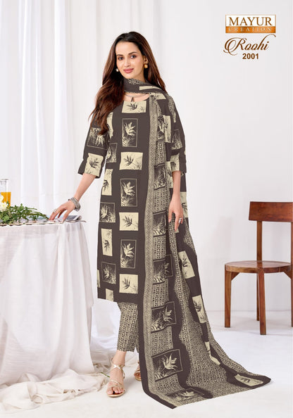Roohi Vol 2 Mayur Creation Cotton Dress Material Supplier