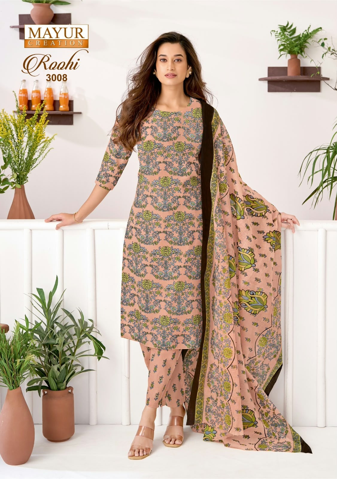 Roohi Vol 3 Mayur Creation Cotton Dress Material Wholesaler India