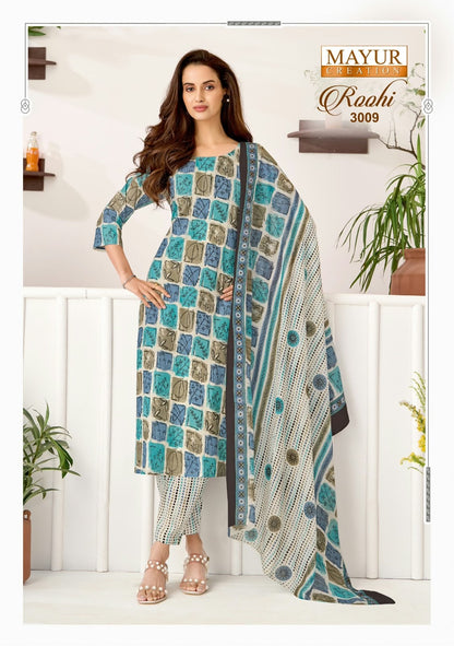 Roohi Vol 3 Mayur Creation Cotton Dress Material Wholesaler India