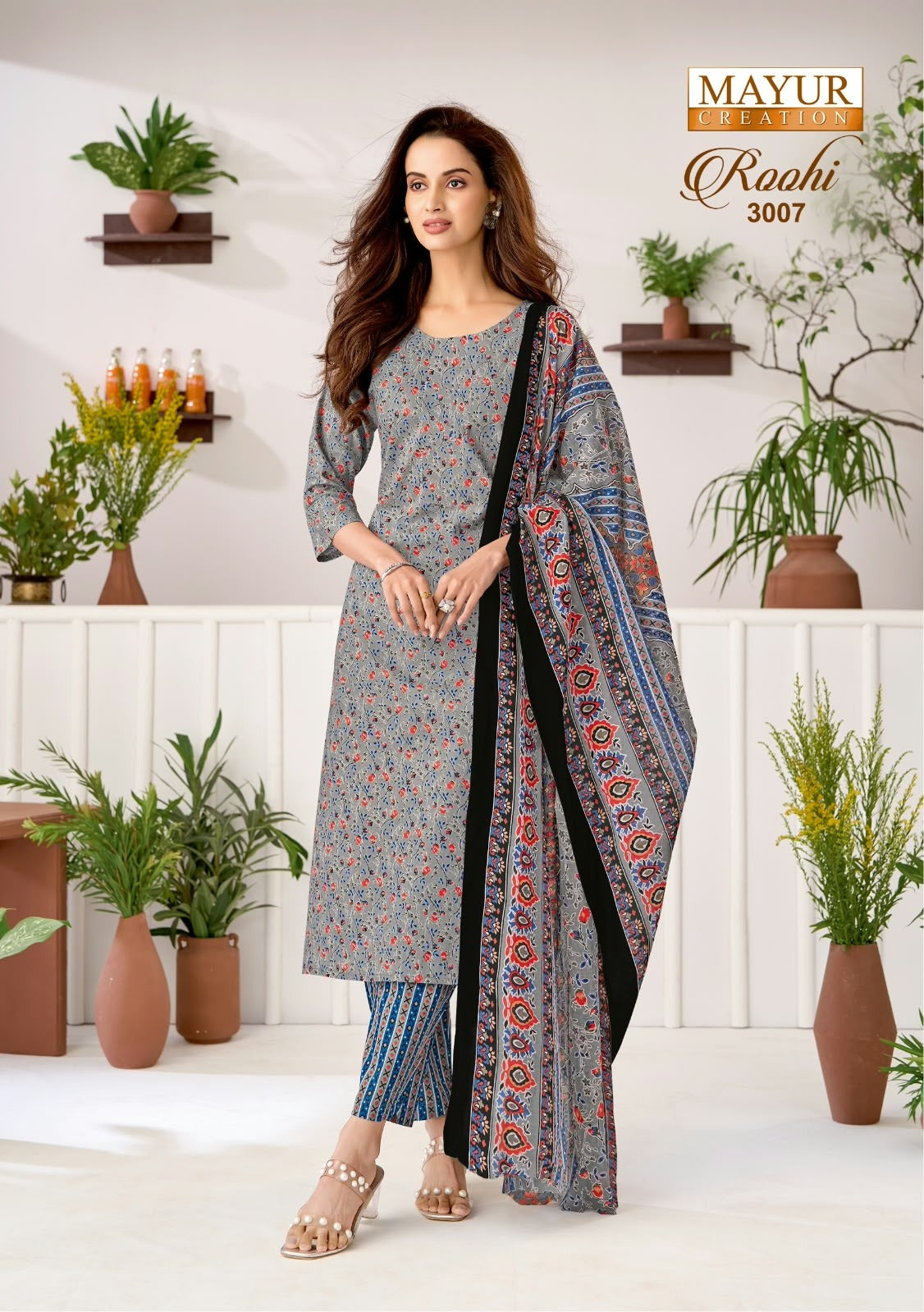 Roohi Vol 3 Mayur Creation Cotton Dress Material Wholesaler India
