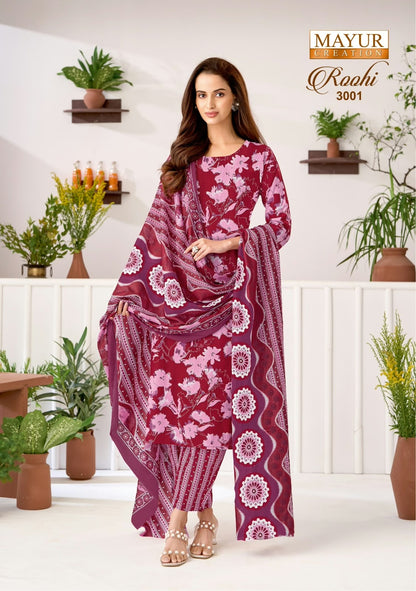 Roohi Vol 3 Mayur Creation Cotton Dress Material Wholesaler India