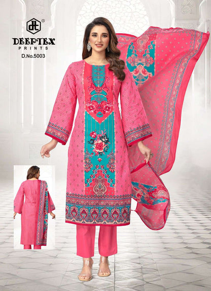 Roohi Zara Vol 5 Deeptex Prints Lawn Karachi Salwar Suits Wholesaler Ahmedabad