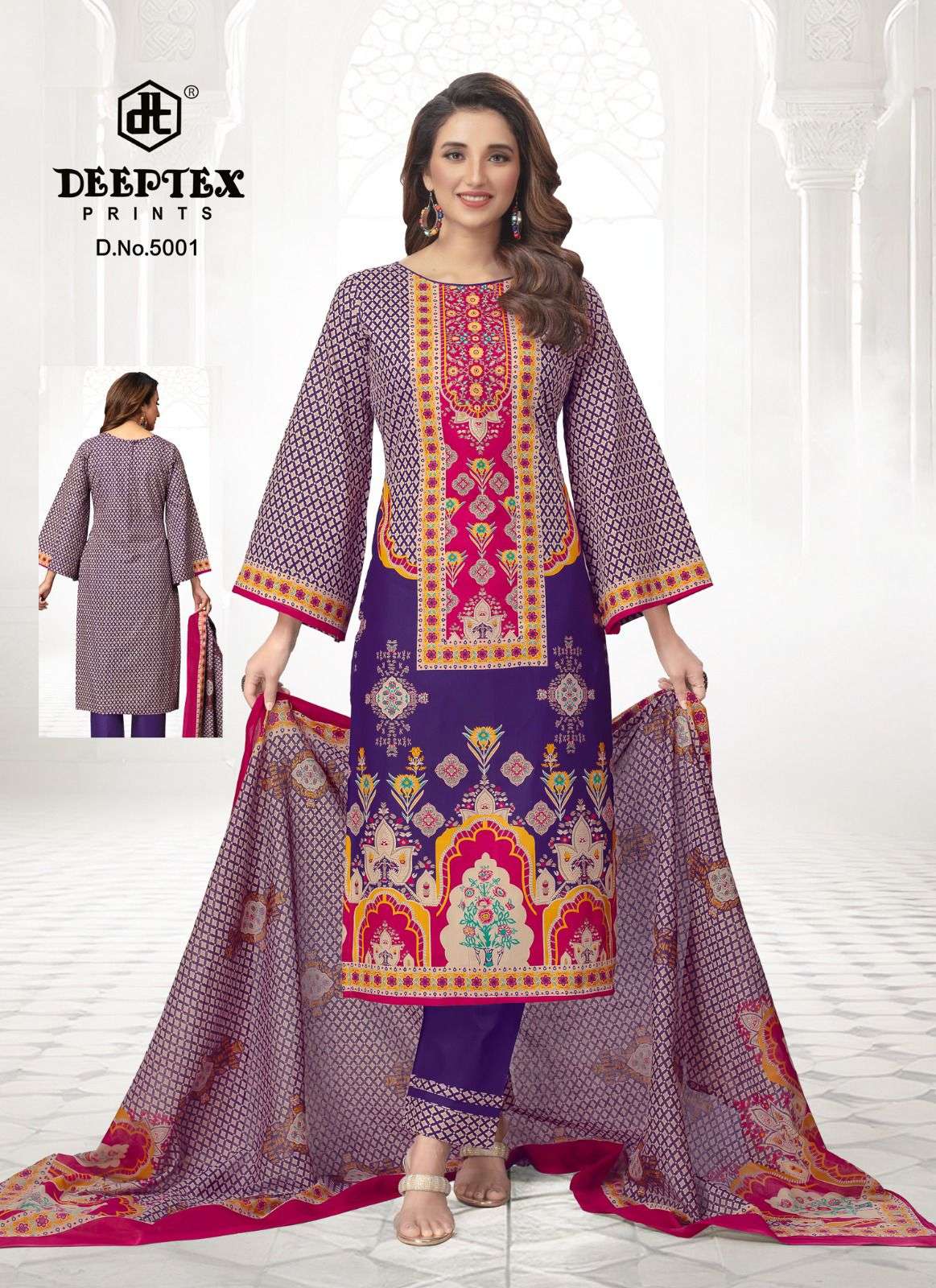 Roohi Zara Vol 5 Deeptex Prints Lawn Karachi Salwar Suits Wholesaler Ahmedabad