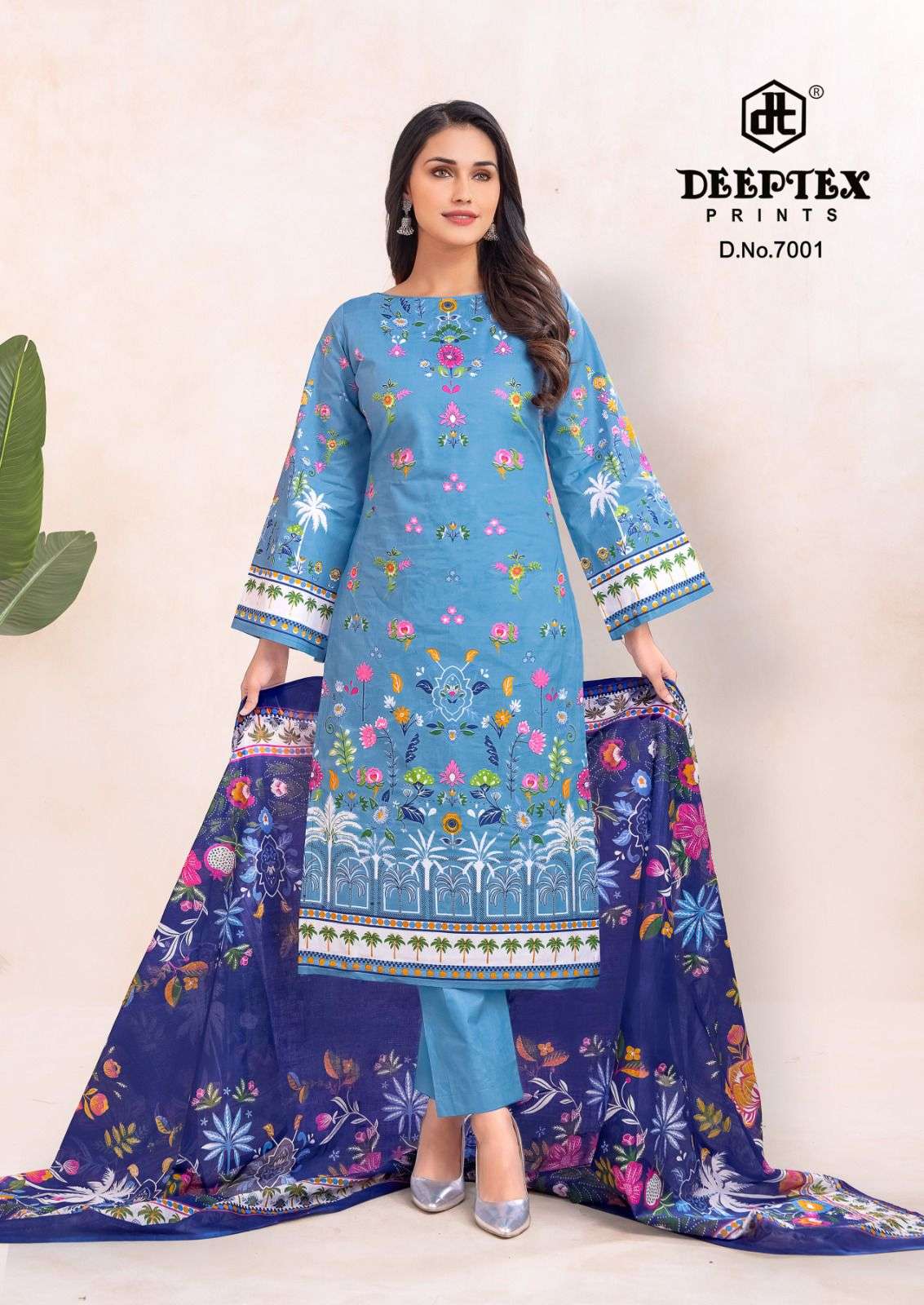 Roohi Zara Vol 7 Deeptex Prints Cotton Karachi Readymade Suits Exporter Ahmedabad