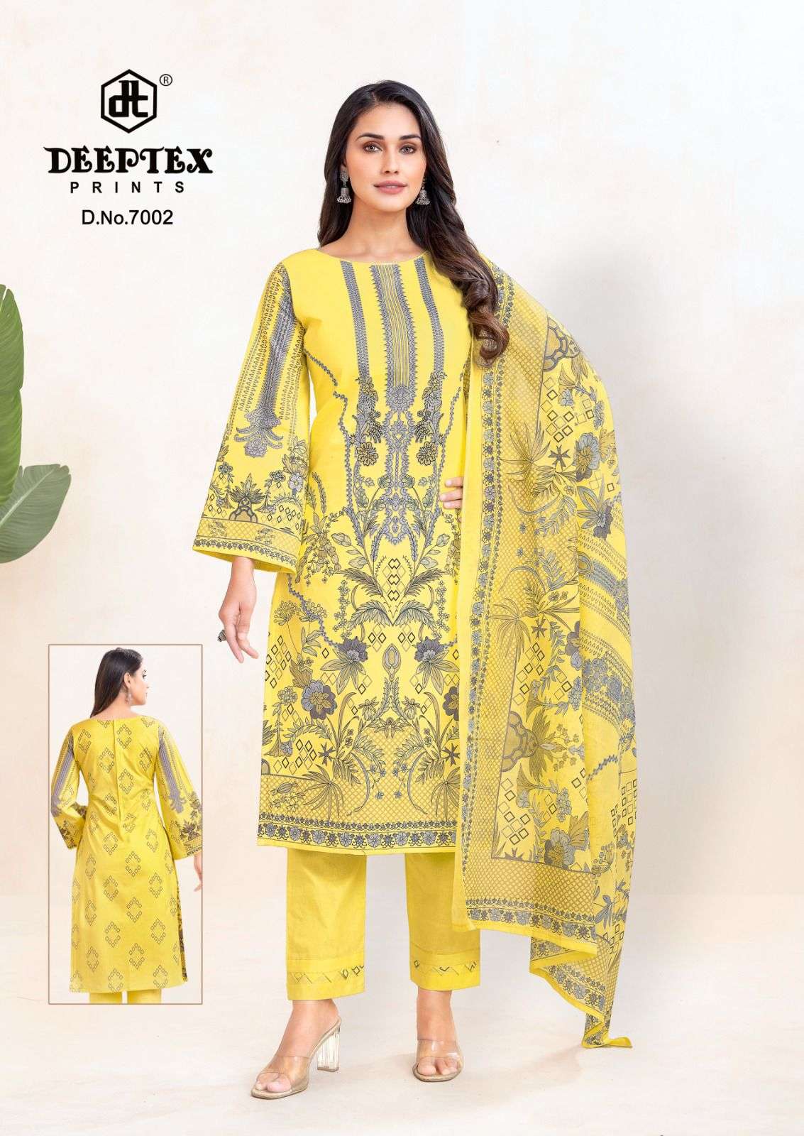 Roohi Zara Vol 7 Deeptex Prints Cotton Karachi Readymade Suits Exporter Ahmedabad