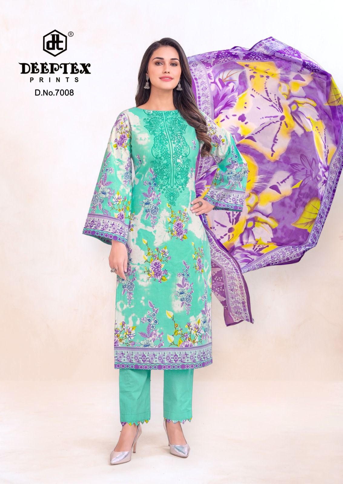 Roohi Zara Vol 7 Deeptex Prints Cotton Lawn Karachi Salwar Suits Wholesale Price