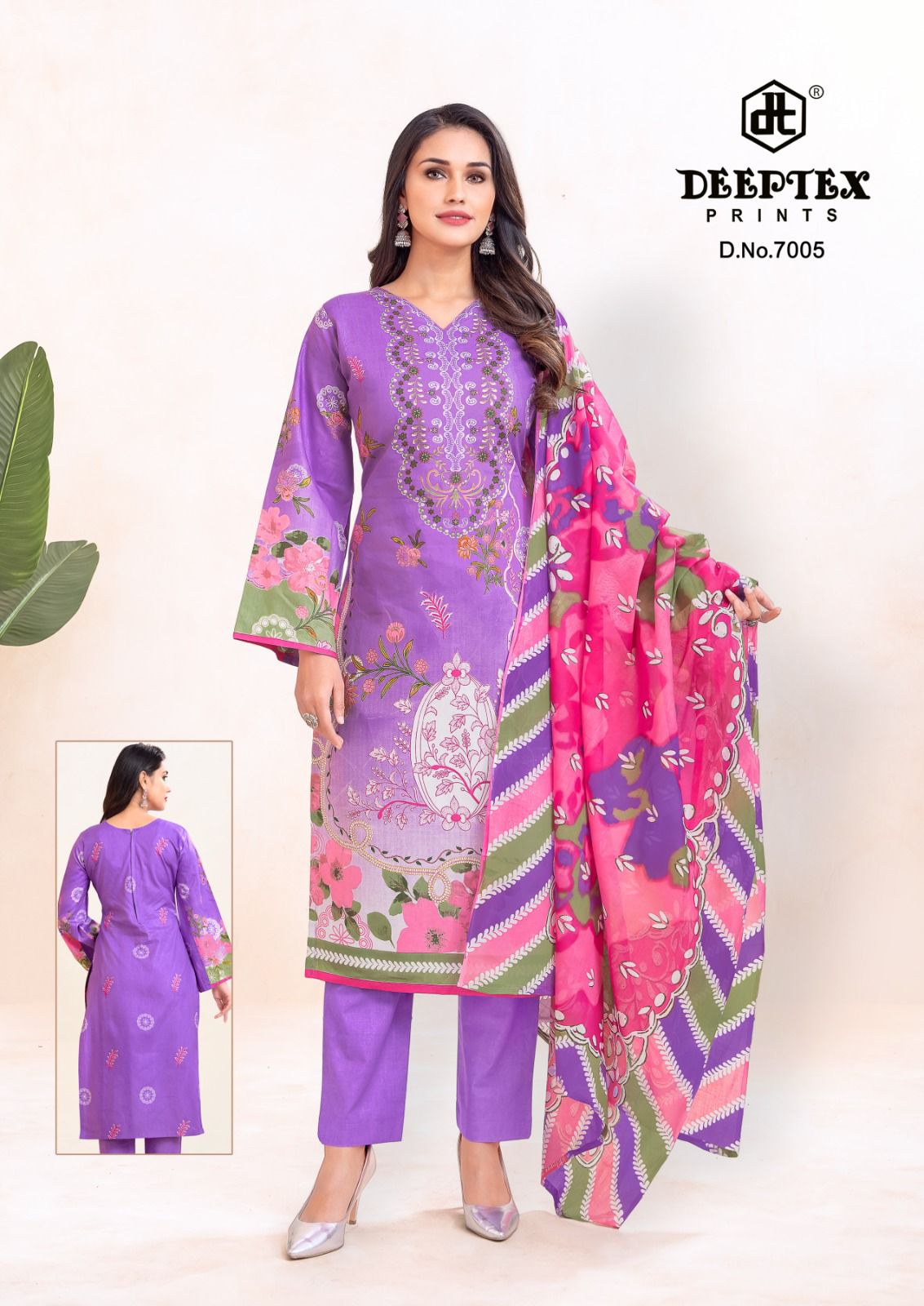 Roohi Zara Vol 7 Deeptex Prints Cotton Lawn Karachi Salwar Suits Wholesale Price