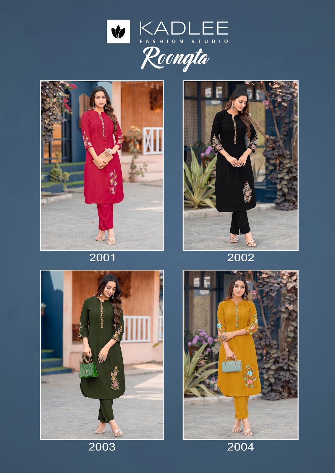 Roongta Kadlee Cotton Co Ord Set Wholesaler India