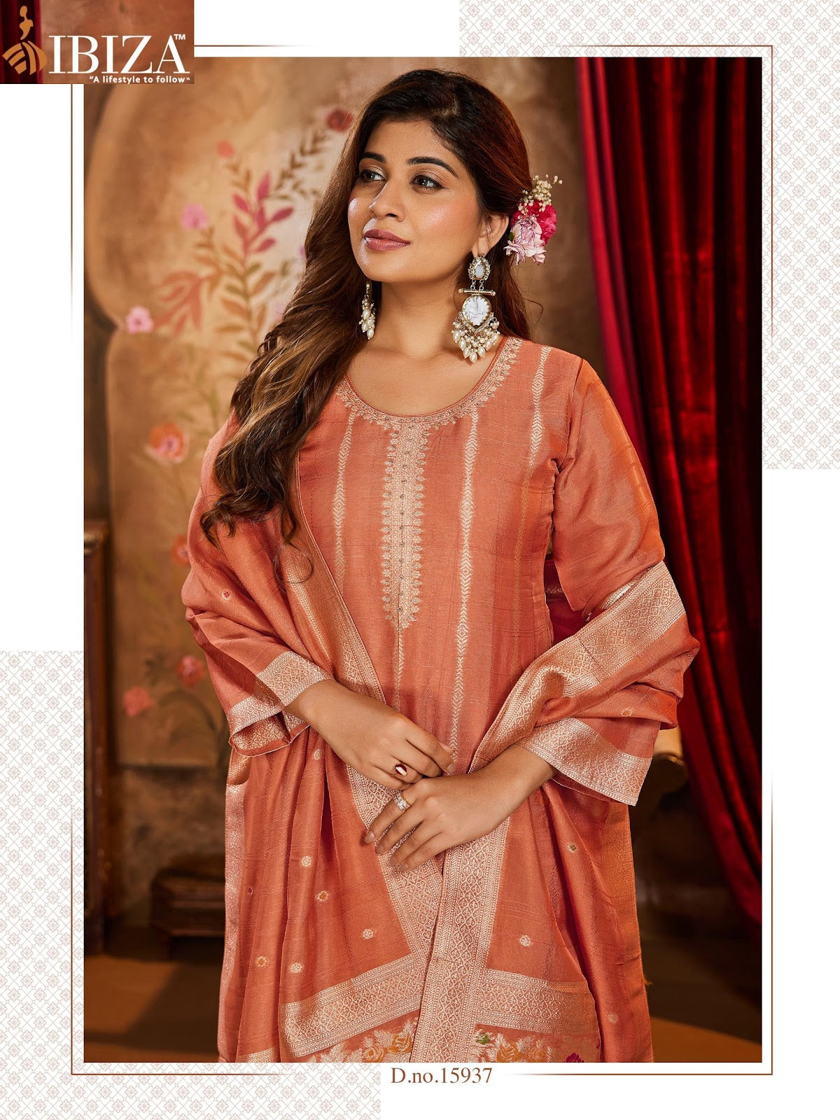 Roop Ibiza Silk Pant Style Suits Exporter