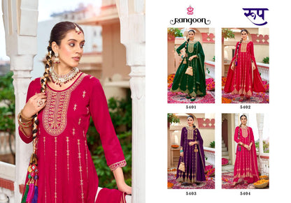 Roop Rangoon Silk Readymade Anarkali Suits Supplier