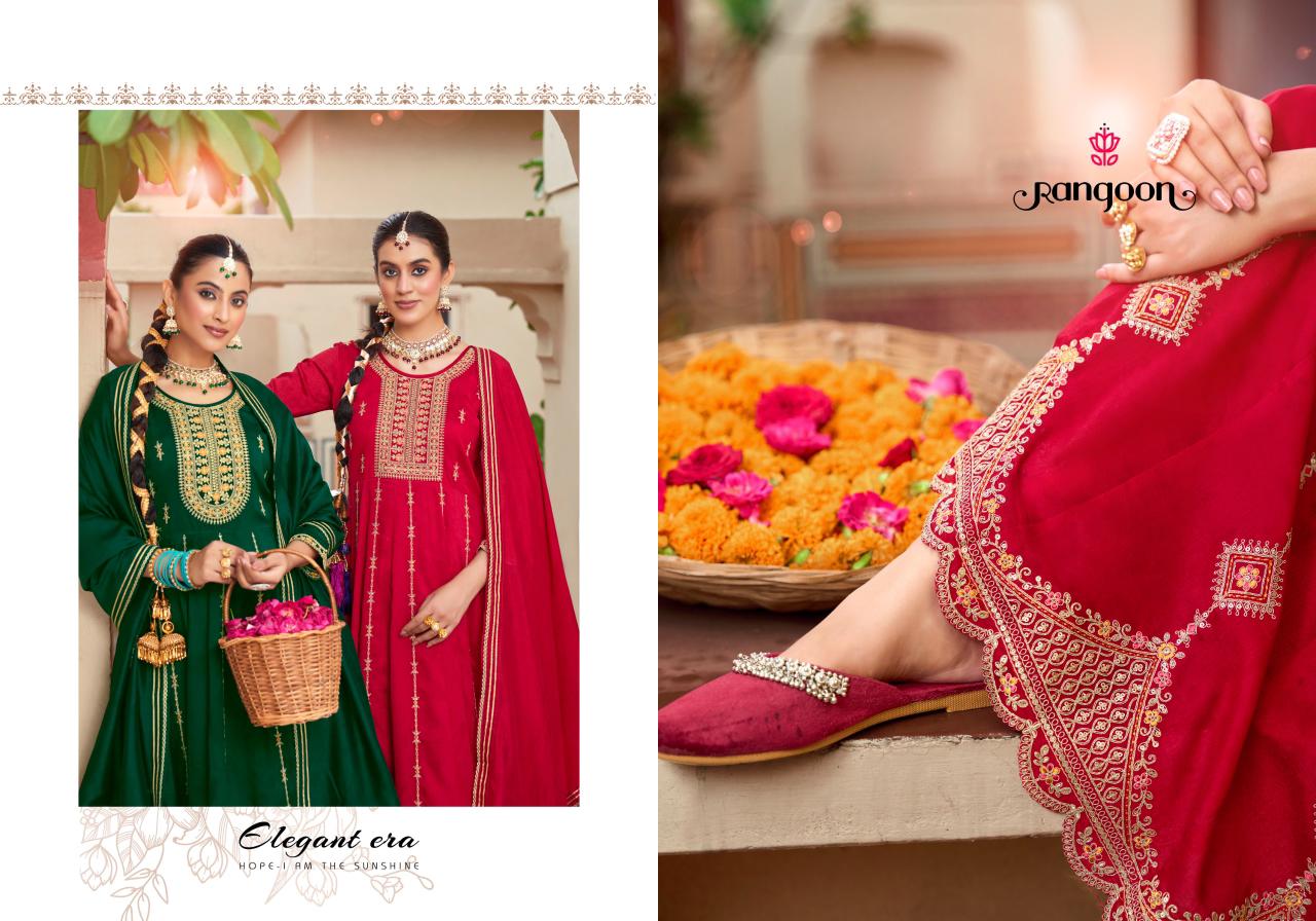 Roop Rangoon Silk Readymade Anarkali Suits Supplier