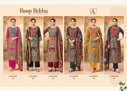 Roop Rekha Alok Pure Zam Karachi Salwar Suits Supplier Ahmedabad
