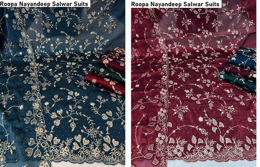 Roopa Nayandeep Burberry Salwar Suits Exporter India