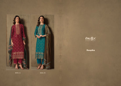 Roopika Omtex Silk Pant Style Suits Exporter Gujarat