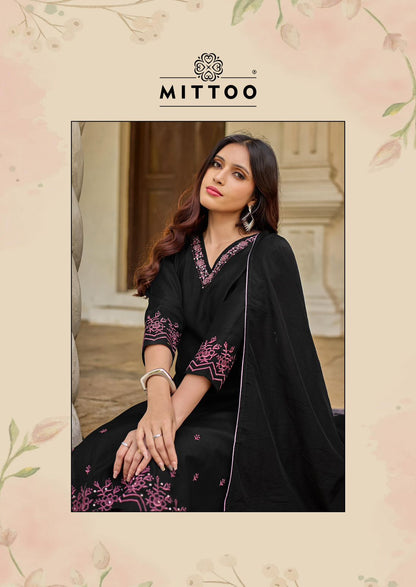 Roopkala Mittoo Viscose Readymade Pant Style Suits Exporter India