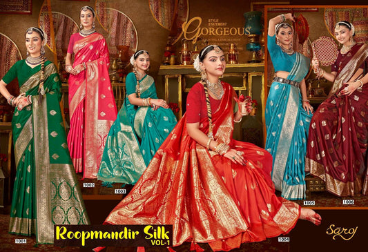 Roopmandir Silk Vol 1 Saroj Silk Sarees Manufacturer Ahmedabad