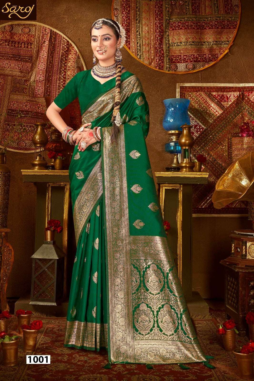 Roopmandir Silk Vol 1 Saroj Silk Sarees Manufacturer Ahmedabad