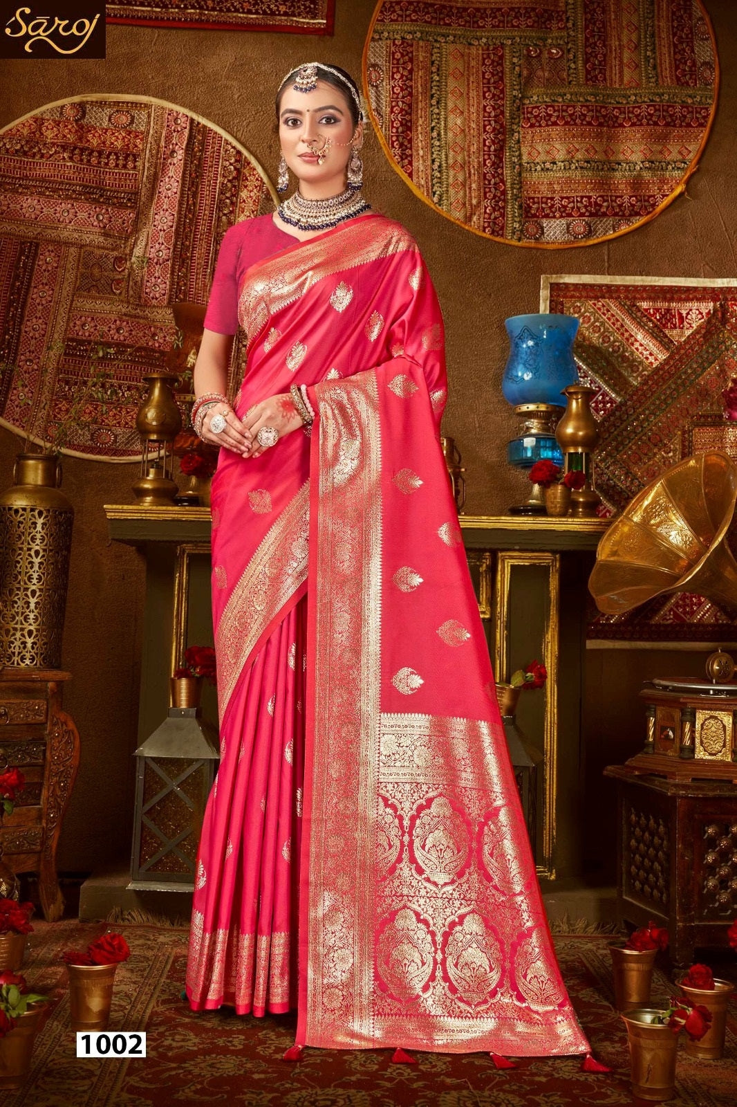 Roopmandir Silk Vol 1 Saroj Silk Sarees Manufacturer Ahmedabad