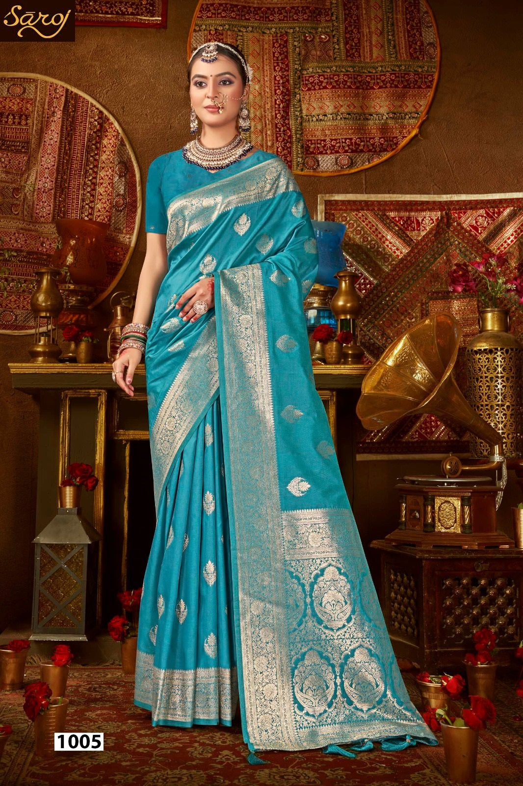 Roopmandir Silk Vol 1 Saroj Silk Sarees Manufacturer Ahmedabad