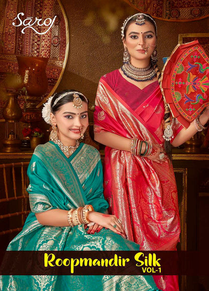 Roopmandir Silk Vol 1 Saroj Silk Sarees Manufacturer Ahmedabad