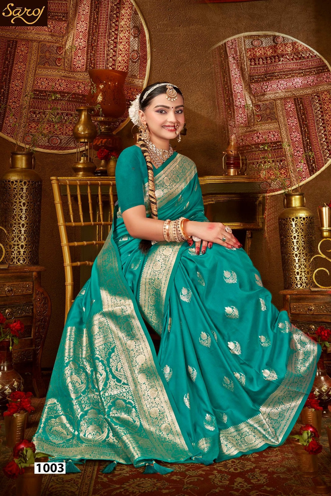 Roopmandir Silk Vol 1 Saroj Silk Sarees Manufacturer Ahmedabad