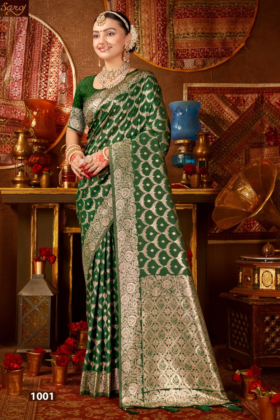 Roopmandir Silk Vol 2 Saroj Silk Sarees Supplier Ahmedabad