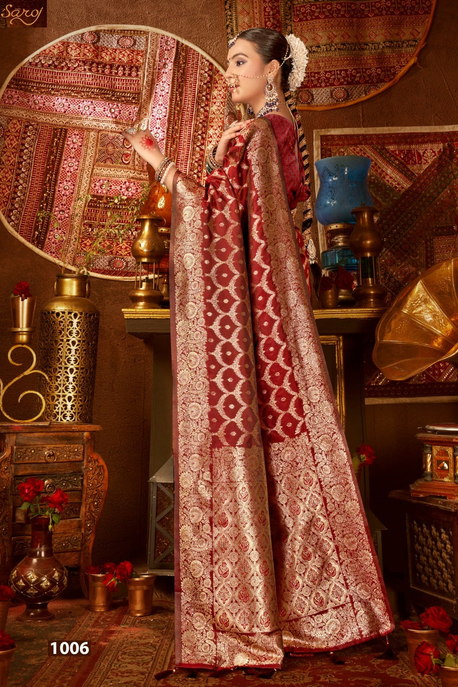 Roopmandir Silk Vol 2 Saroj Silk Sarees Supplier Ahmedabad