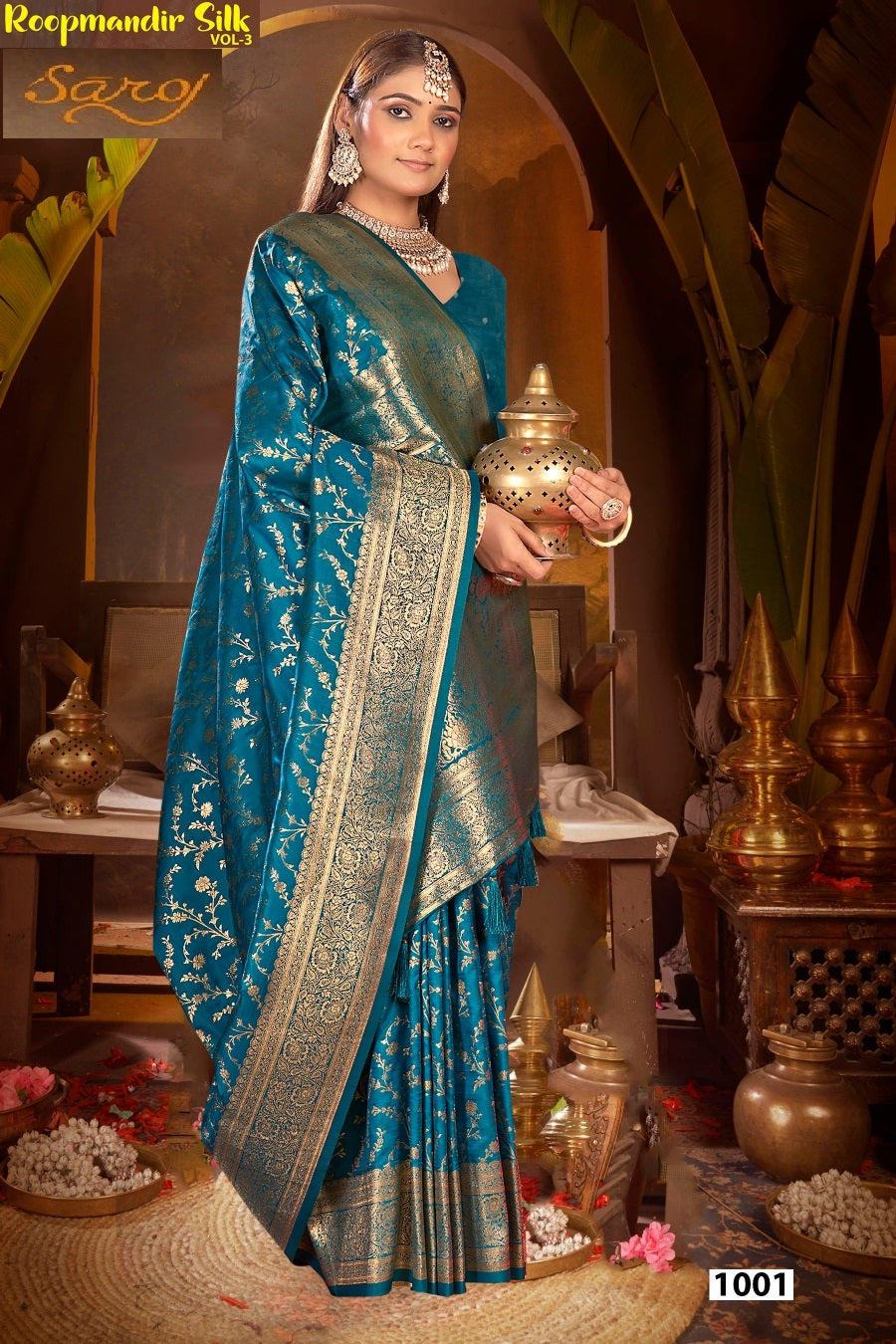 Roopmandir Silk Vol 3 Saroj Silk Sarees Exporter Ahmedabad