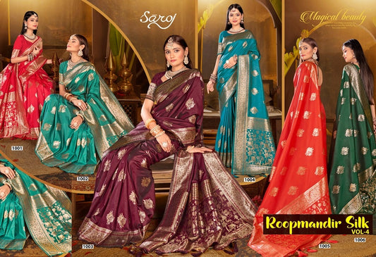 Roopmandir Silk Vol 4 Saroj Silk Sarees Exporter Gujarat