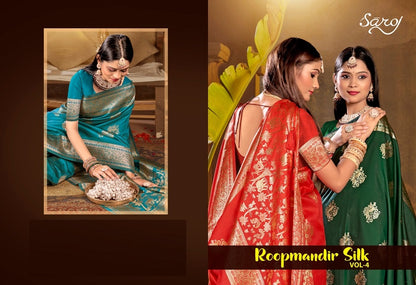 Roopmandir Silk Vol 4 Saroj Silk Sarees Exporter Gujarat
