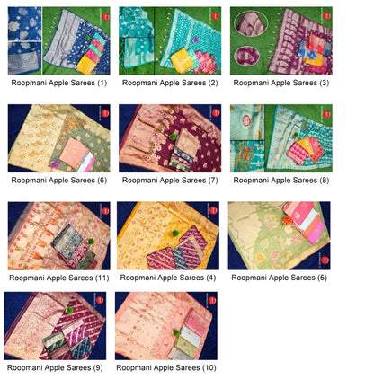 Roopmani Apple Organza Sarees Supplier