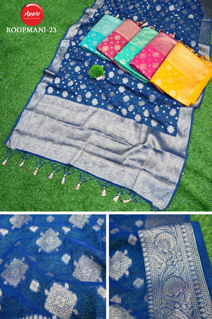 Roopmani Apple Organza Sarees Supplier