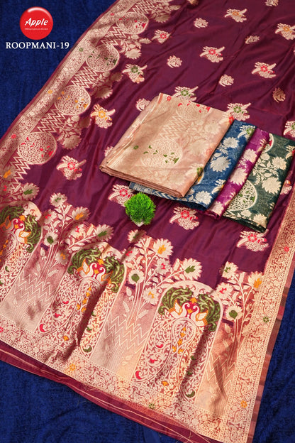 Roopmani Apple Organza Sarees Supplier