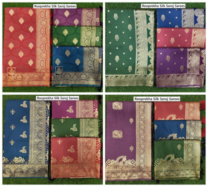 Rooprekha Silk Saroj Sarees Wholesale Rate