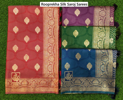 Rooprekha Silk Saroj Sarees Wholesale Rate