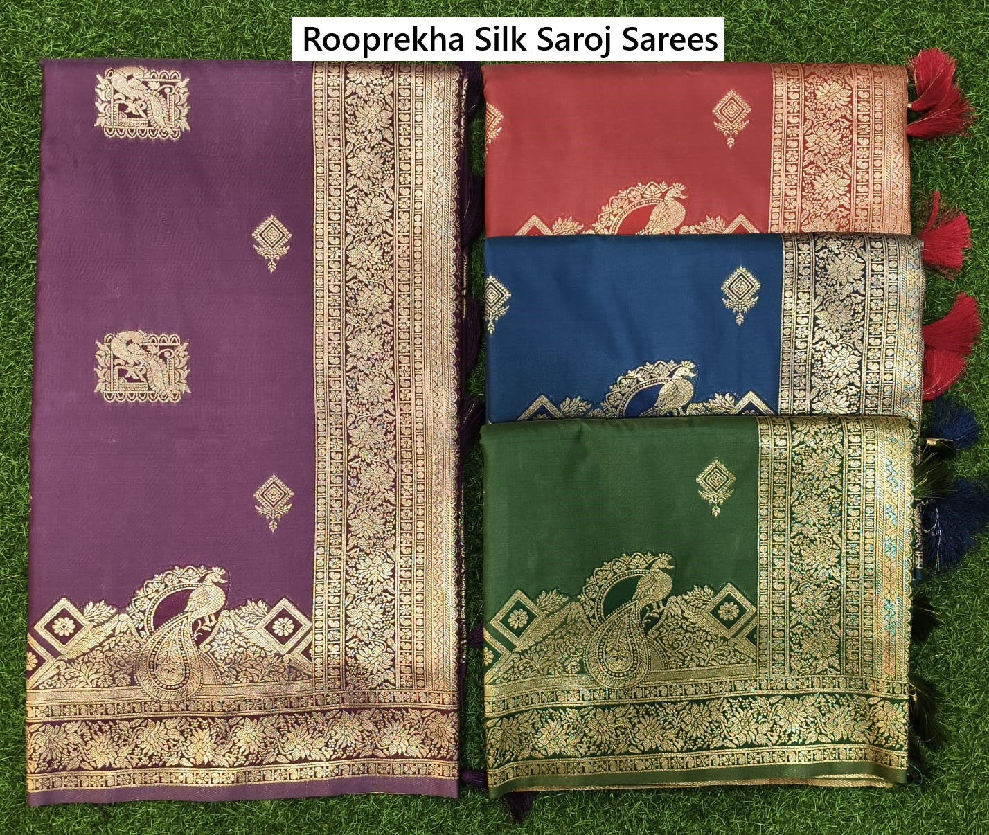 Rooprekha Silk Saroj Sarees Wholesale Rate