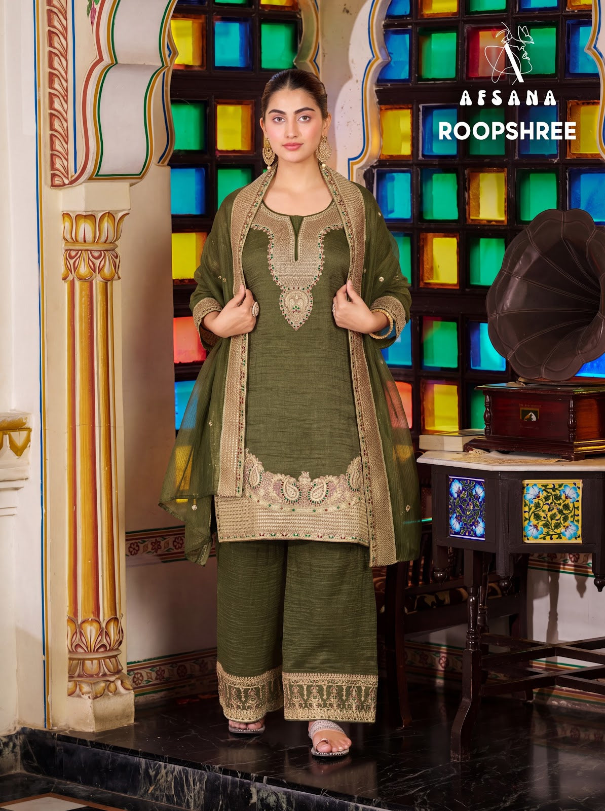 Roopshree Afsana Salsa Readymade Plazzo Style Suits Wholesale