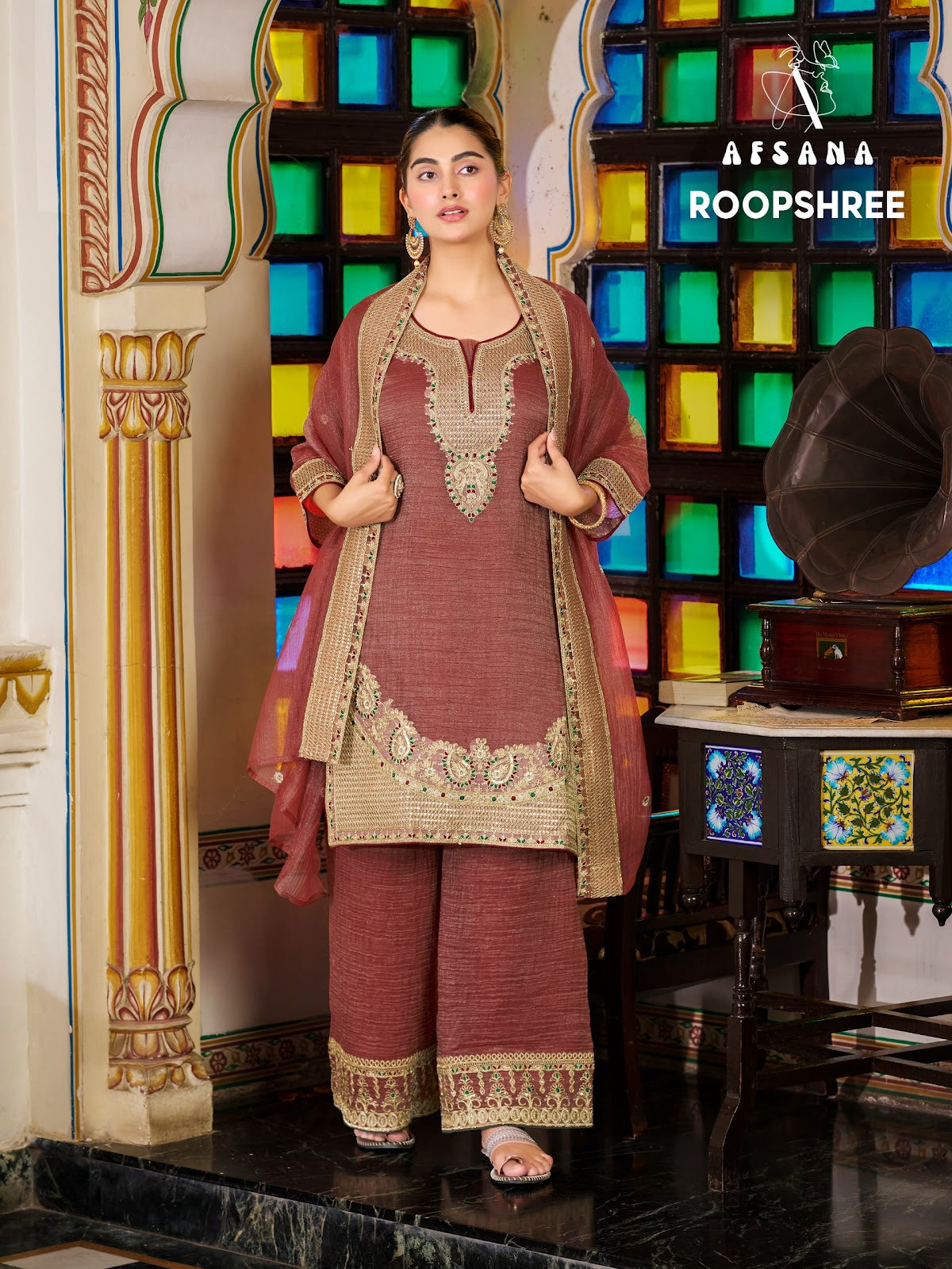 Roopshree Afsana Salsa Readymade Plazzo Style Suits Wholesale
