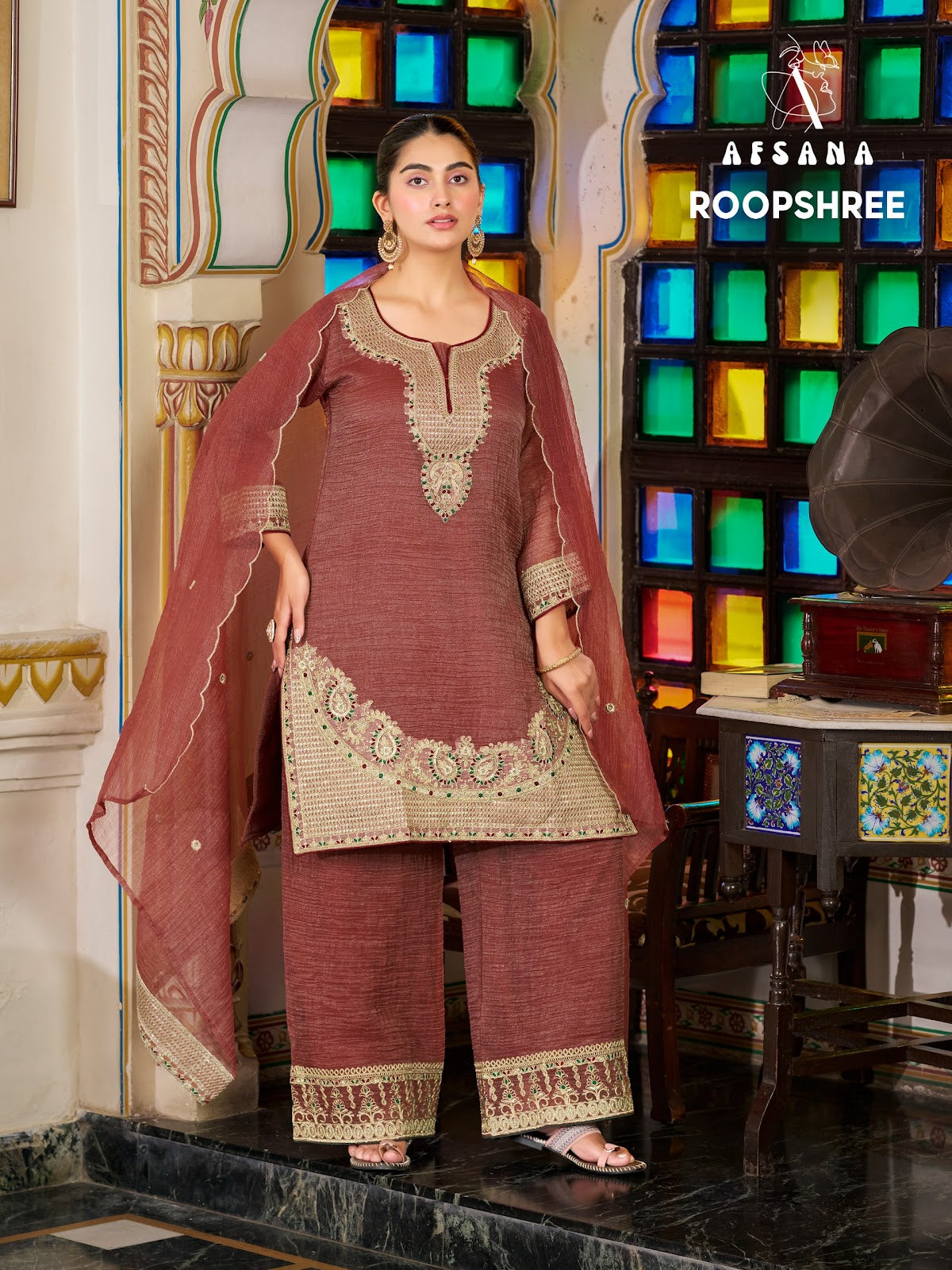 Roopshree Afsana Salsa Readymade Plazzo Style Suits Wholesale