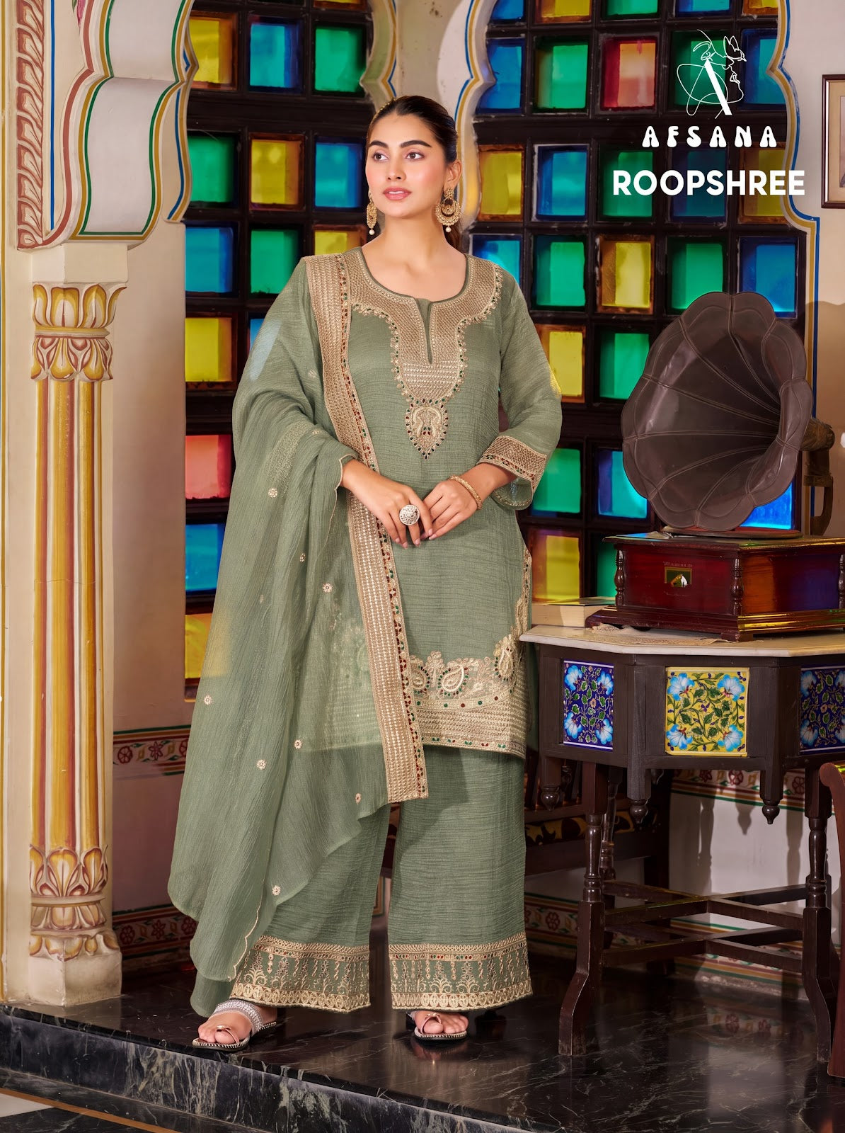 Roopshree Afsana Salsa Readymade Plazzo Style Suits Wholesale