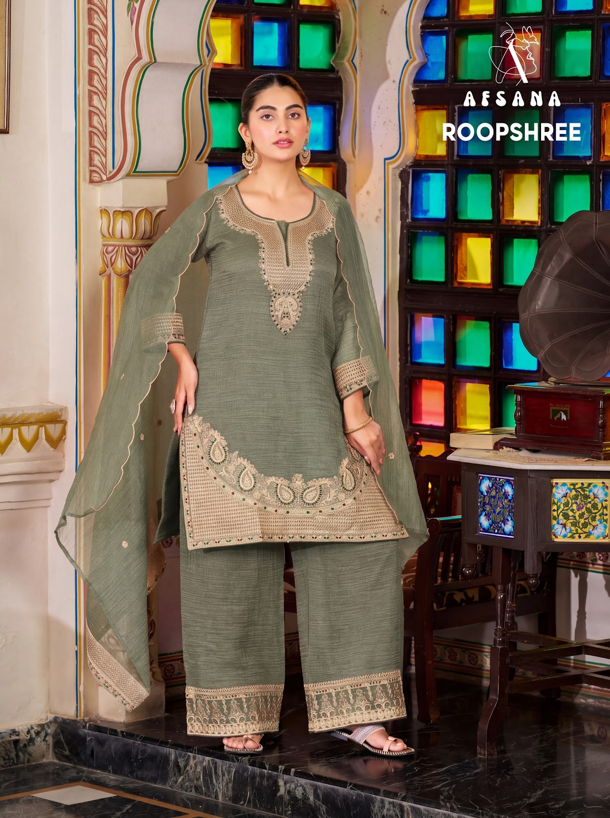Roopshree Afsana Salsa Readymade Plazzo Style Suits Wholesale