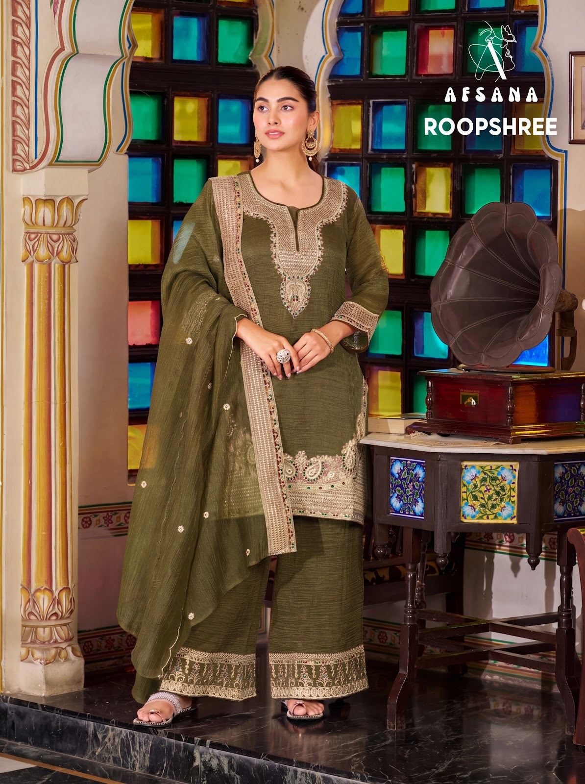 Roopshree Afsana Salsa Readymade Plazzo Style Suits Wholesale