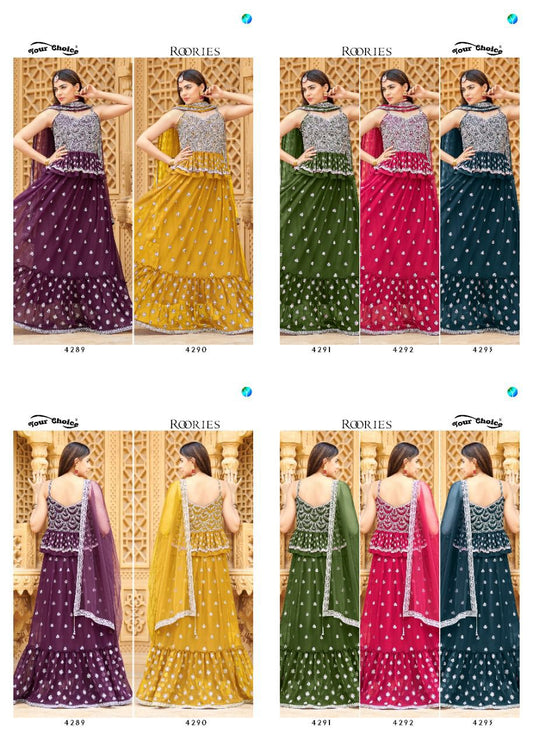 Roories Your Choice Georgette Pakistani Readymade Suits Supplier Ahmedabad