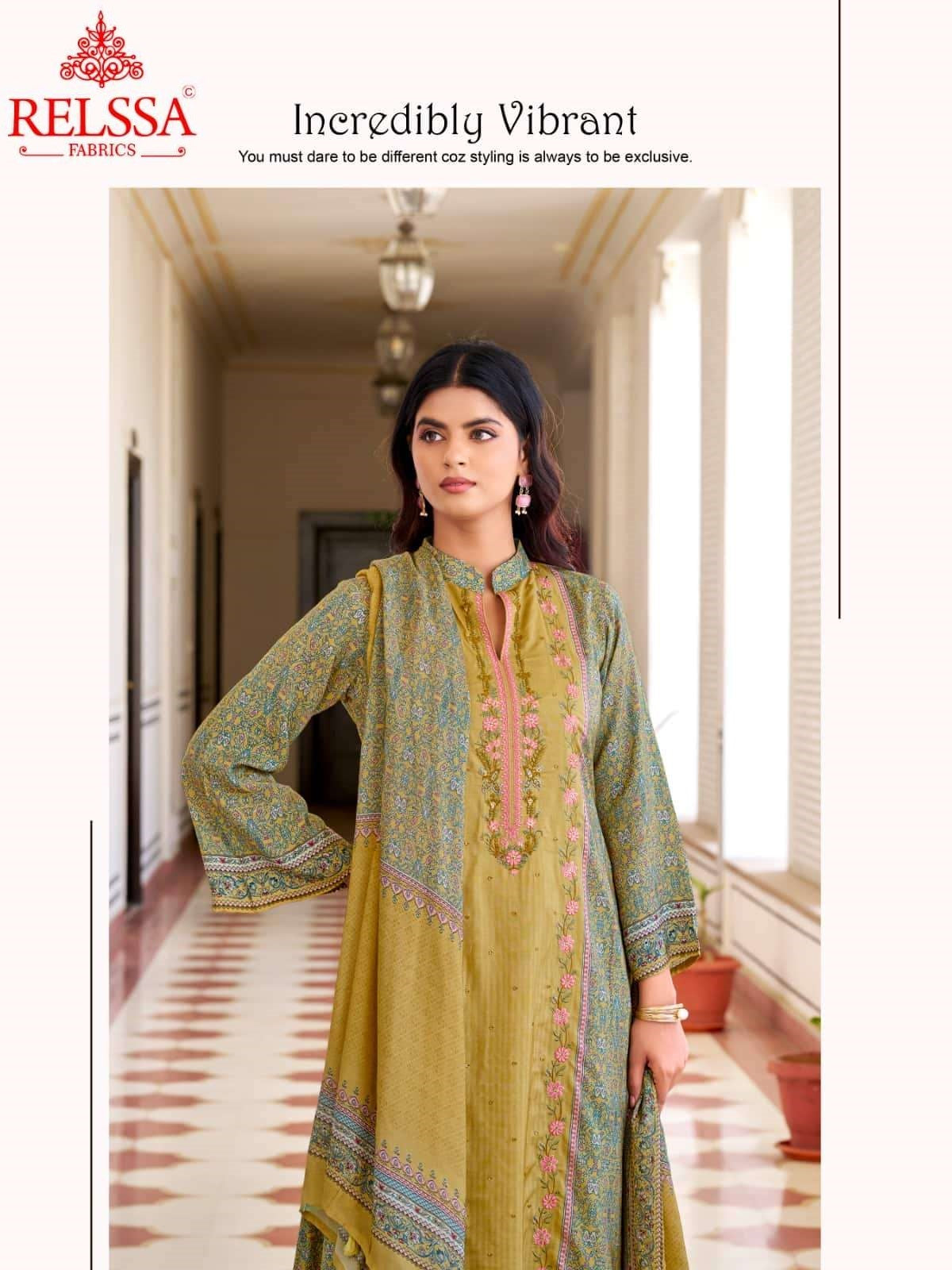 Rooz 2 Relssa Fabrics Pure Maslin Pant Style Suits Manufacturer