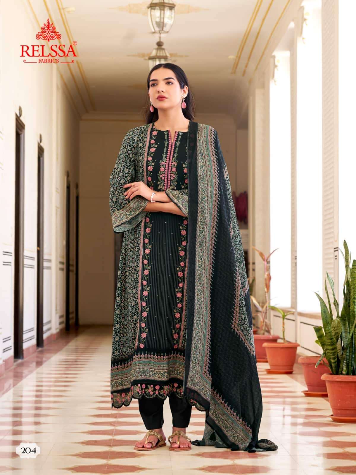 Rooz 2 Relssa Fabrics Pure Maslin Pant Style Suits Manufacturer