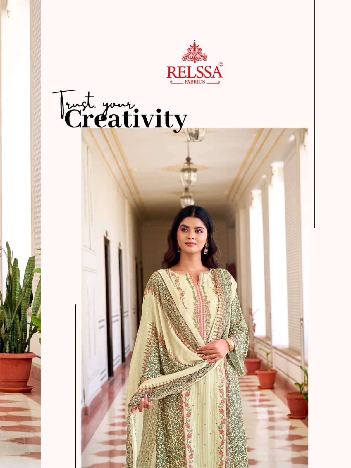 Rooz 2 Relssa Fabrics Pure Maslin Pant Style Suits Manufacturer