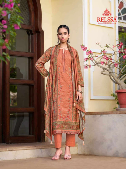 Rooz Relssa Fabrics Pure Maslin Pant Style Suits Supplier